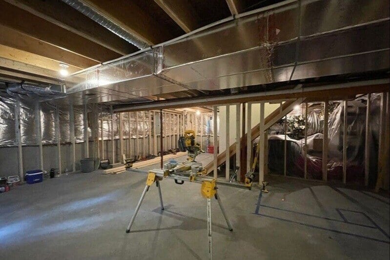 Elizabethtown Basement Before Remodel