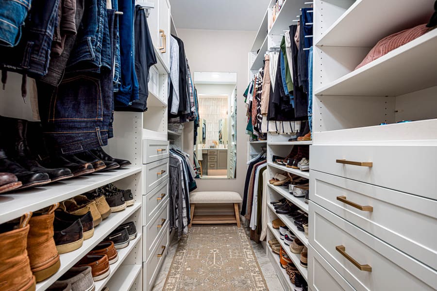 Lampeter-Strasburg Primary bathroom Remodel with walk in closet