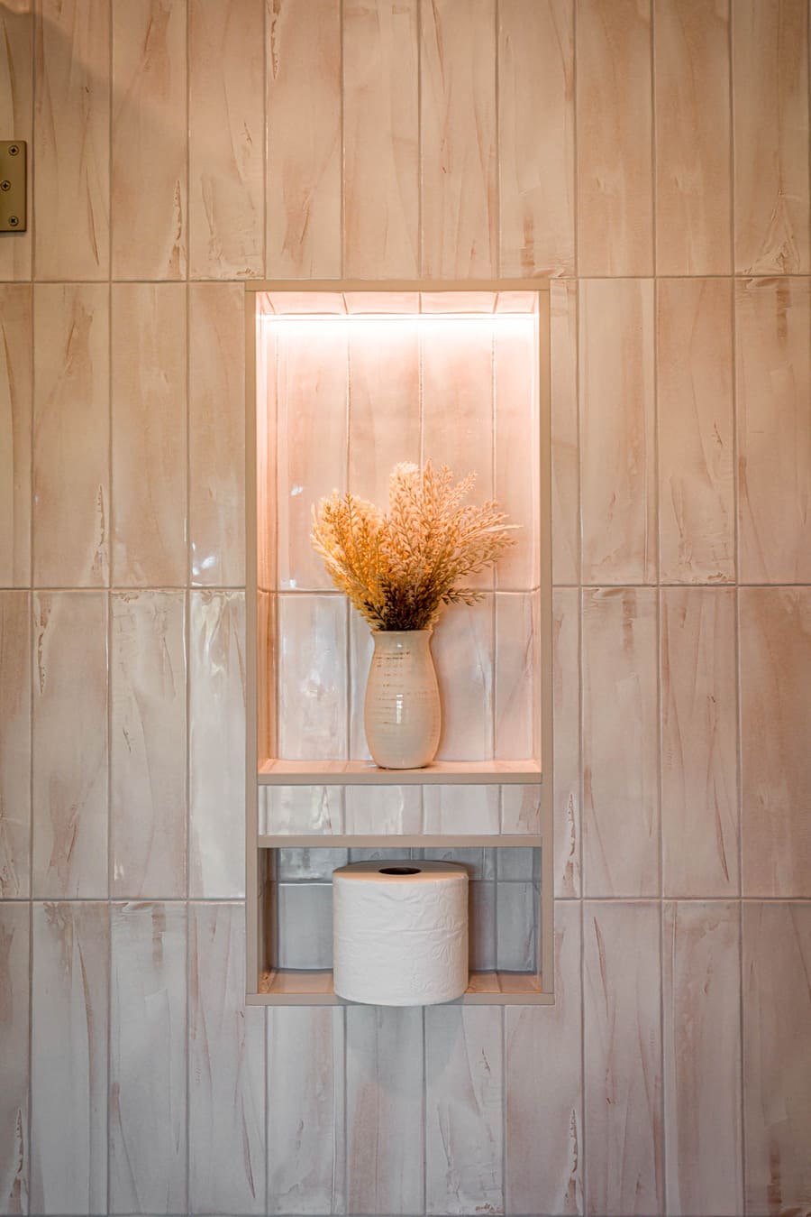 shower niche in Lampeter-Strasburg Primary bathroom Remodel