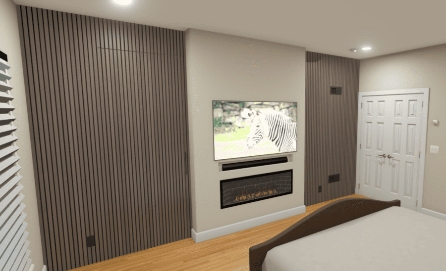 primary suite remodel design rendering