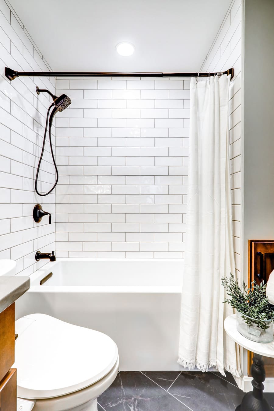 subway tile shower in Manheim Township Primary Bathroom Remodel