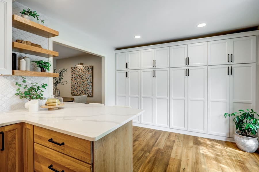 Landisville Kitchen Remodel with wall length storage cabinets