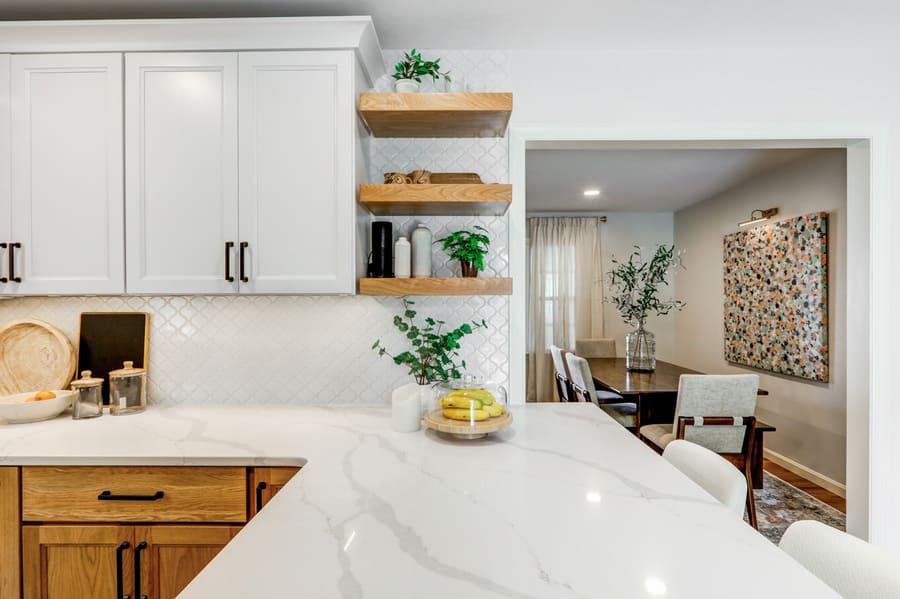 quartz countertops in Landisville Kitchen Remodel 