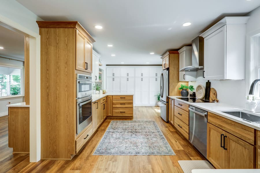 Landisville Kitchen Remodel with LVP floors