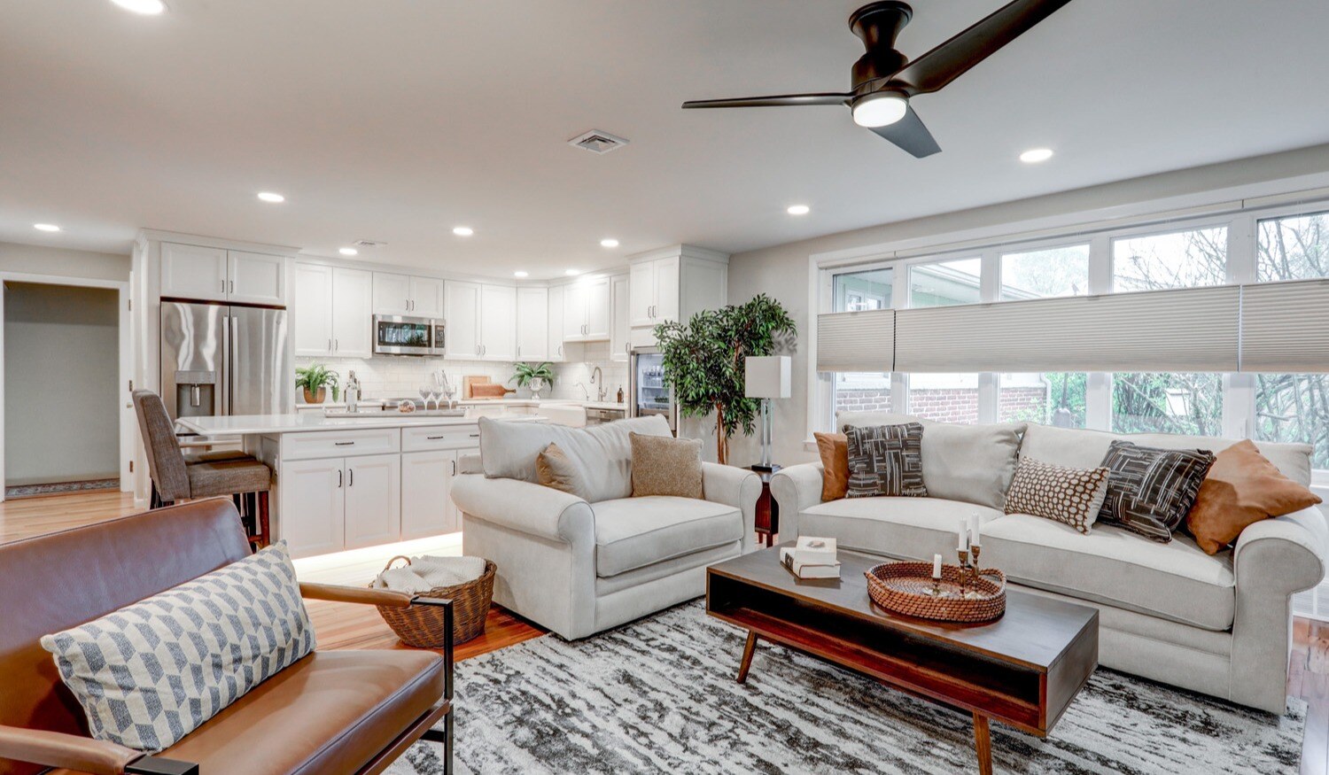 Family room and kitchen remodel in lancaster, PA