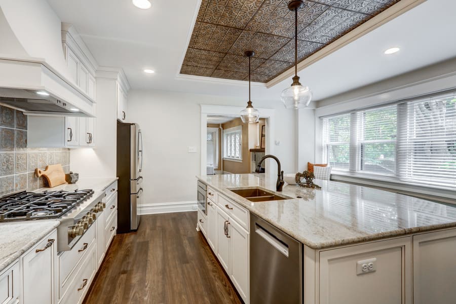 Lancaster Kitchen Remodel with marble countertop