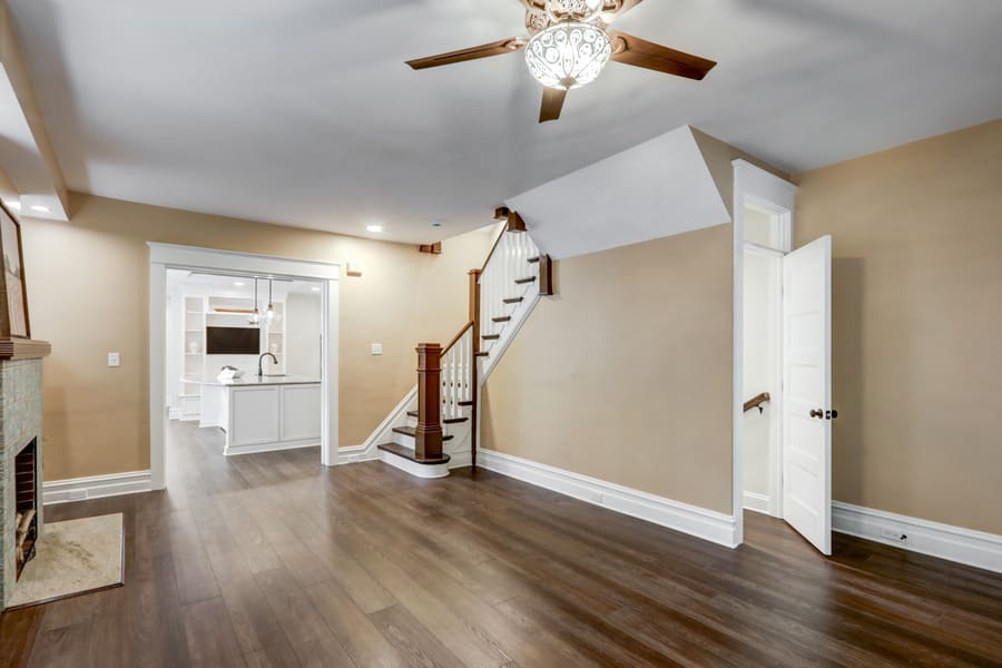 Lancaster living room remodel lvp flooring