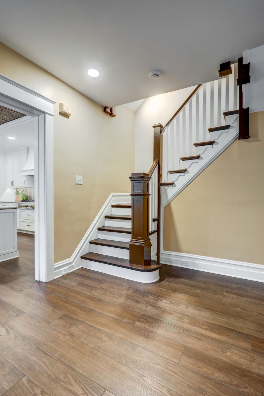 stairway remodel in Lancaster living room 