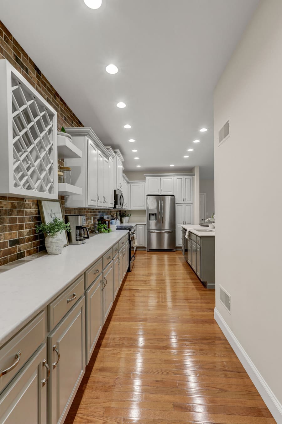 Lampeter-Strasburg kitchen refresh with gray cabinets