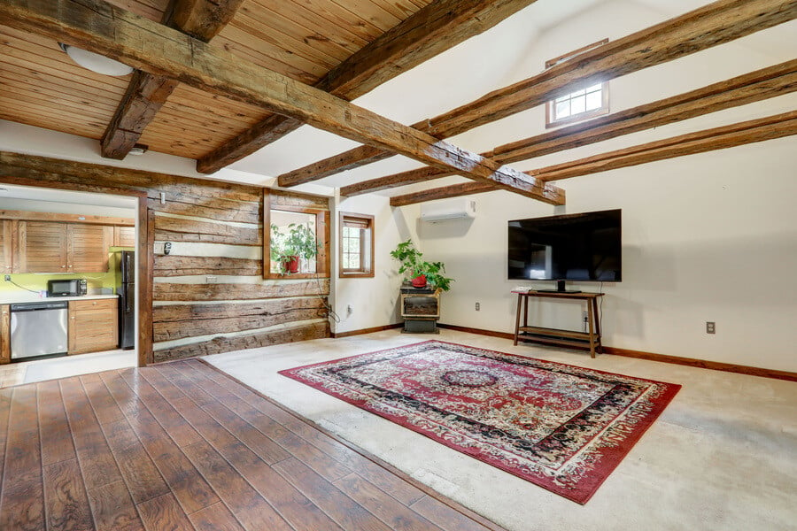 Lancaster Historic Home before living room Remodel